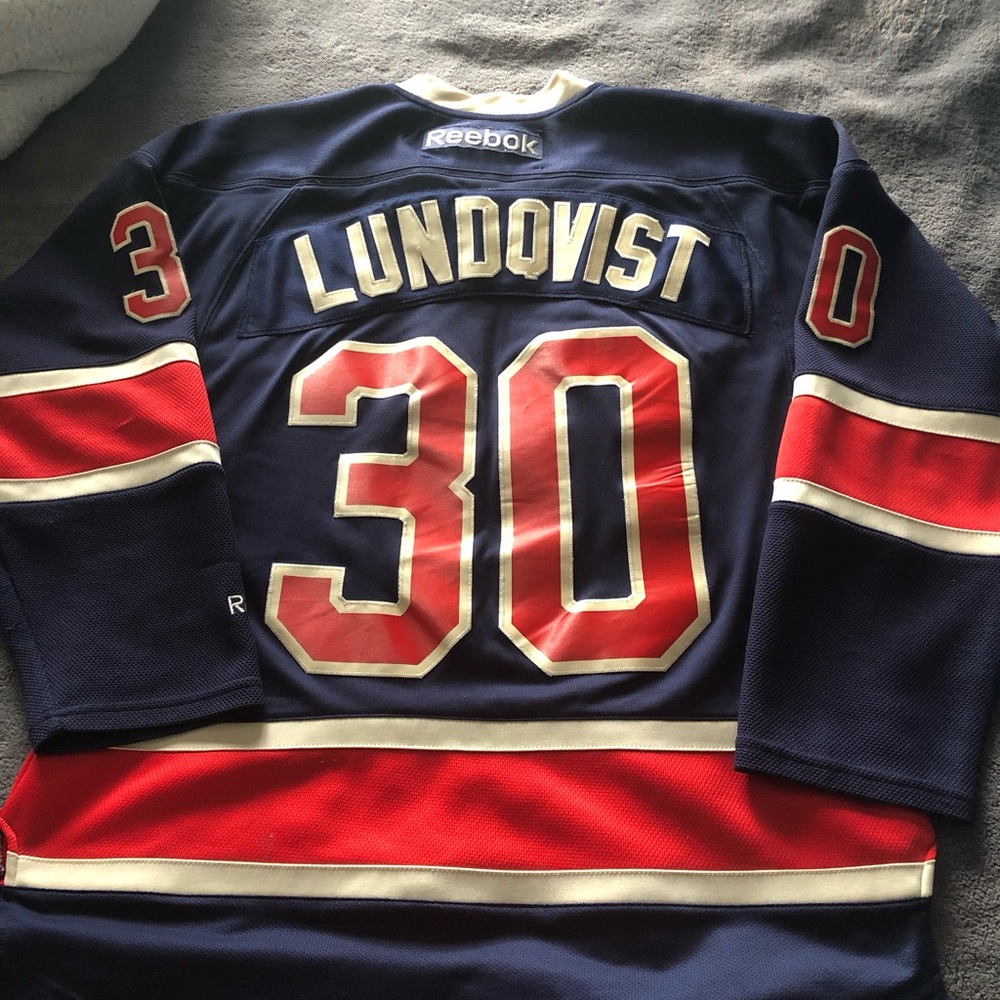 New York Rangers Henrik Lundqvist Heritage Jersey